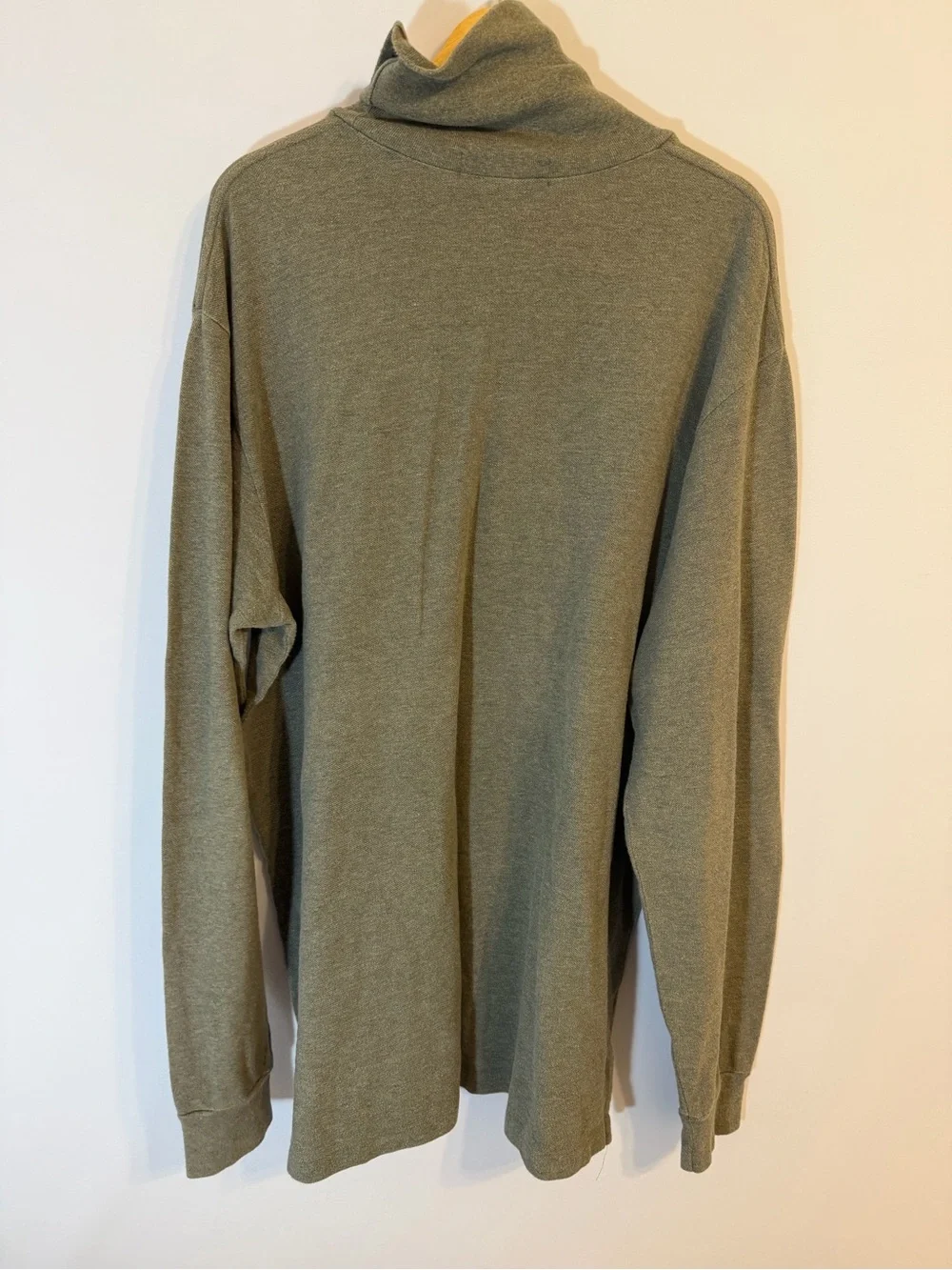 Polo by Ralph Lauren Men’s XL Olive Turtleneck Sweater with Navy Pony